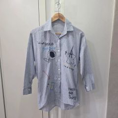 新品】épine PARIS ストライプシャツ 長袖 - メルカリ