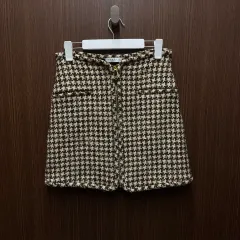 サンドロ ハウンドトゥース チェック柄スカートのサムネイル