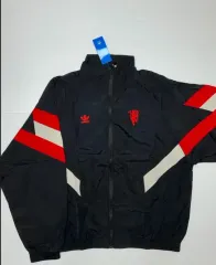 adidas マンチェスター・ユナイテッドFC ウィンドブレーカー ブラック/レッド