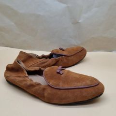 NILA & NILA ニラアンドニラメッシュブラック厚底ローファー23cm 