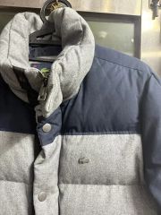 Lacoste ブラック ダウンジャケット ファー付き 取り外し可 冬物大 