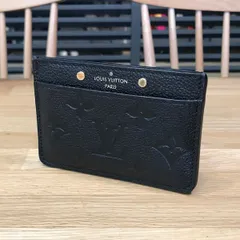 超美品 ルイヴィトン 現行 アンプラント ポルトカルトサーンプル カードケース ノワール 黒 M69171 15416