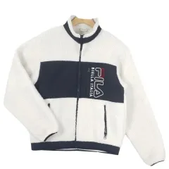 フィラ FILA プリンティング フリース ボア ジャケット ホワイト 3400051のサムネイル