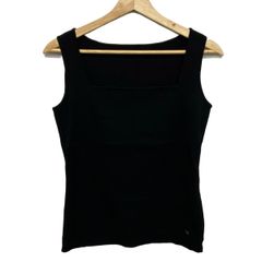 ★美品★FOXEY/フォクシータンクトップ 小顔タンク ストレッチリブ38 ☆美品☆FOXEY/フォクシータンクトップ 小顔タンク ストレッチリブ38