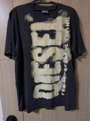 即完売モデル ディーゼル DIESEL ビッグロゴ Tシャツ 半袖 L相当 