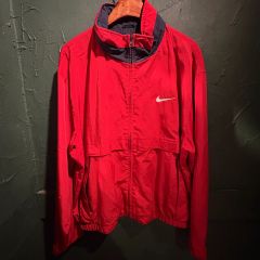 希少カラー】Nike レッド フルジップ ジャケット ブルゾン アウター 