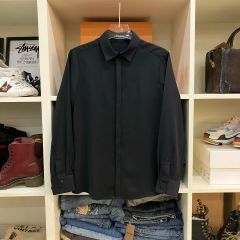 SAINT LAURENT サンローラン シルクシャツ ブラック F34 - メルカリ