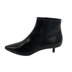PELLICO(ペリーコ) ショートブーツ 36 1/2 レディース - 黒 アウトソール張替済 レザー