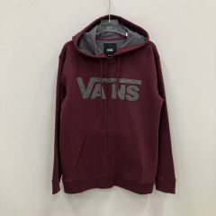 VANS 90s Y2K ジップアップ パーカー グレー オレンジ S 短丈 - メルカリ