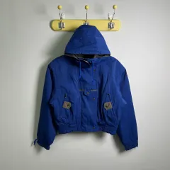 MONCLER モンクレール ヴィンテージ ブルー スキー クロップド ジャケットのサムネイル