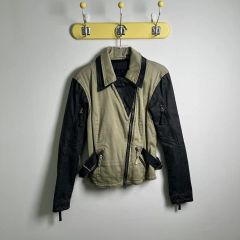 W COLOR STUDDED DRIZZLER JACKET ベージュ - メルカリ