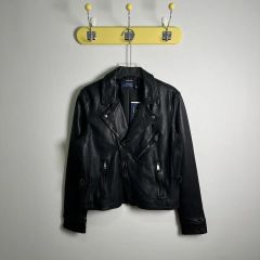 未使用タグ付き.ポロラルフローレン ダブルライダースジャケット 羊革