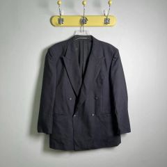 90s LANVIN PARIS モヘアウール ダブルブレストジャケット - メルカリ