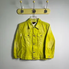 Diesel ディーゼル 옐로우 デニム トラッカー ジャケット Mのサムネイル
