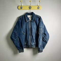 BlessU デニムジャケット Gジャン ストライプ ワークジャケット メンズ