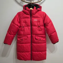 ディッキーズ レッド ロング ダウン アウター L(150)のサムネイル