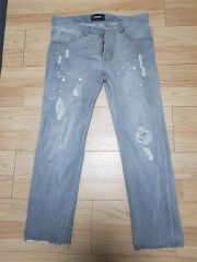 DSQUARED2 Skinny Dan Jean グレー ダメージ加工 46 - メルカリ