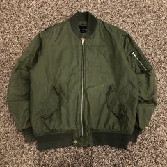 Stussy MA-1 フライトジャケット オリーブ - メルカリ