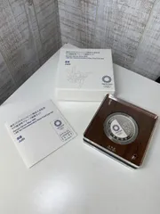 東京 2020 オリンピック 競技大会記念 千円銀貨幣 プルーフ 貨幣セット コレクション 純銀 木製クリアケース入 534のサムネイル
