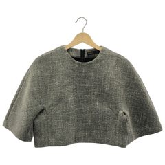 NOBLE グレー クロップドトップス ポンチョ風 - メルカリ
