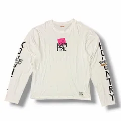 KAPITAL 25SS Jersey Crew Long Sleeve T-Shirt クルーネック長袖Tシャツ ロンT カットソー キャピタル K2503LC064 ホワイト 4 （13622M）のサムネイル