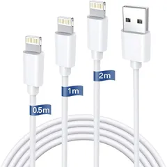 【新品】 iphone 充電ケーブル ライトニングケーブル 純正 0.5M/1M/2M 3本セット iPhone 充電器 ケーブル lightning ケーブル アイフォン充電ケーブル 2.4A急速充電 USB同期 高速データ転送 断線防止 超高耐久 iP 1