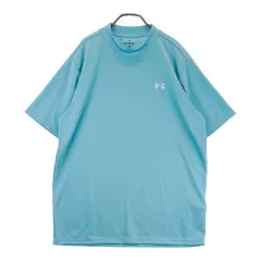 サイズ：XXL UNDER ARMOUR アンダーアーマー  モックネック 半袖Tシャツ  ブルー系 [240101684077] ゴルフウェア レディース ストスト