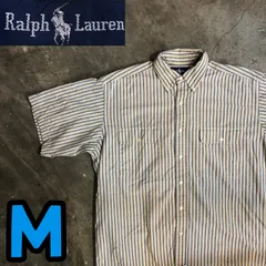 T8325 Ralph Lauren ストライプシャツ　古着