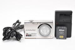 실용품 Nikon 니콘 COOLPIX S230 컴팩트 디지털 카메라 실버 A100N #056