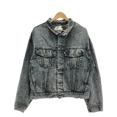 【中古】LEVI'S デニムジャケット WPL423 70598 4865 ネイビー リーバイス ボタン裏527[10]のサムネイル