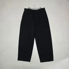 UNIQLO U ワイドフィット チノパンツ ブラウン 85