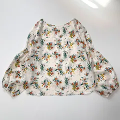 SHIPS Colors シップスカラーズ 花柄ブラウス ボリューム袖 フラワープリントのサムネイル