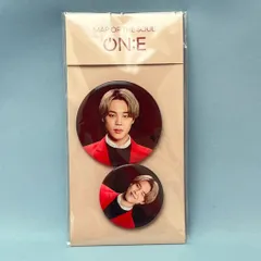 BTS 2020 MAP OF THE SOUL ON:E JIMIN CAN BADGE & COVER SET