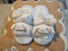 サンリオ シナモロール リー リボン ファー スリッパ