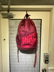レア】Nike 赤 リュック ハートロゴ y2k - メルカリ