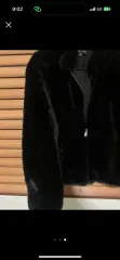 新品 ZARA TRF ブラック ファー ジャケット