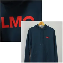 LMCコバルトブルー ビックロゴ フード付きTシャツ メンズ100のサムネイル
