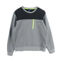ナイキ (MEN - L) コットン ポリ スウッシュ ロゴ スウェット