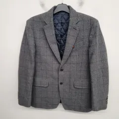 95/M インディアン ウール スーツ キルティング コンビ ジャケット (秋冬用)