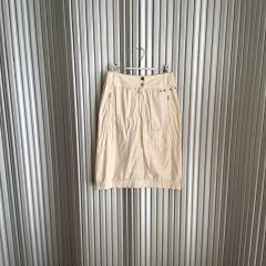 PRADA ボーダースカート 三角ロゴ 38 スリット - メルカリ