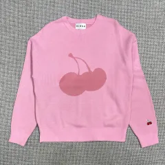レディーストップス キルシー ピンク さくらんぼ ニットのサムネイル