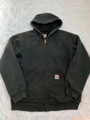 90's Carhartt カーハート サーマル フロントジップアップパーカー