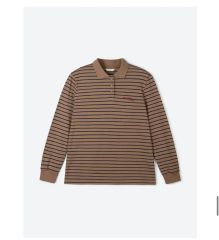 HOMME Girls ストライプ ポロ ロングスリーブティー XS HOMME Girls ストライプ ポロ ロングスリーブティー XS - メルカリ