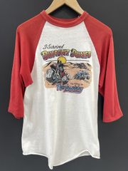 80sラグラン motocross柄Tシャツ - メルカリ