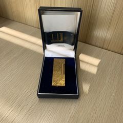 t*認様 ダンヒル dunhill ローラガスライター 箱付き 動作未確認142 