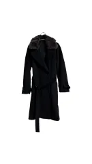MAX MARA マックスマーラ ファー カラ（カラ） ウール コート
