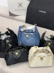 デパートフルセット CHANEL 25バッグ スモール 黒金具/シルバー/ デニム金具/ベージュ金具