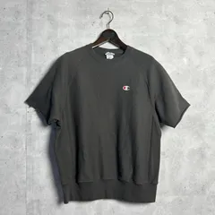 Champion REVERSE WEAVE カットオフ 半袖スウェット トレーナー チャコール M