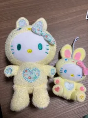 サンリオ 黄色 キティ ハローキティ ぬいぐるみセット マクドナルド ハッピーセット
