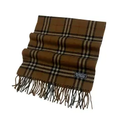OS BURBERRY バーバリー ラムウール ノヴァチェック CHECK マフラー